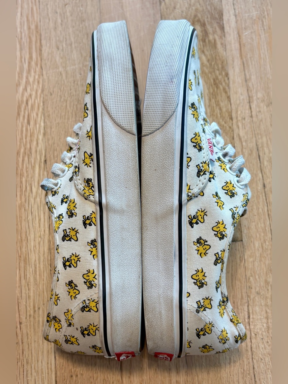 Vans x Peanuts 2017 Woodstock Authentic White Yellow Sneakers Women’s 8 Men’s 6 - Picture 11 of 14